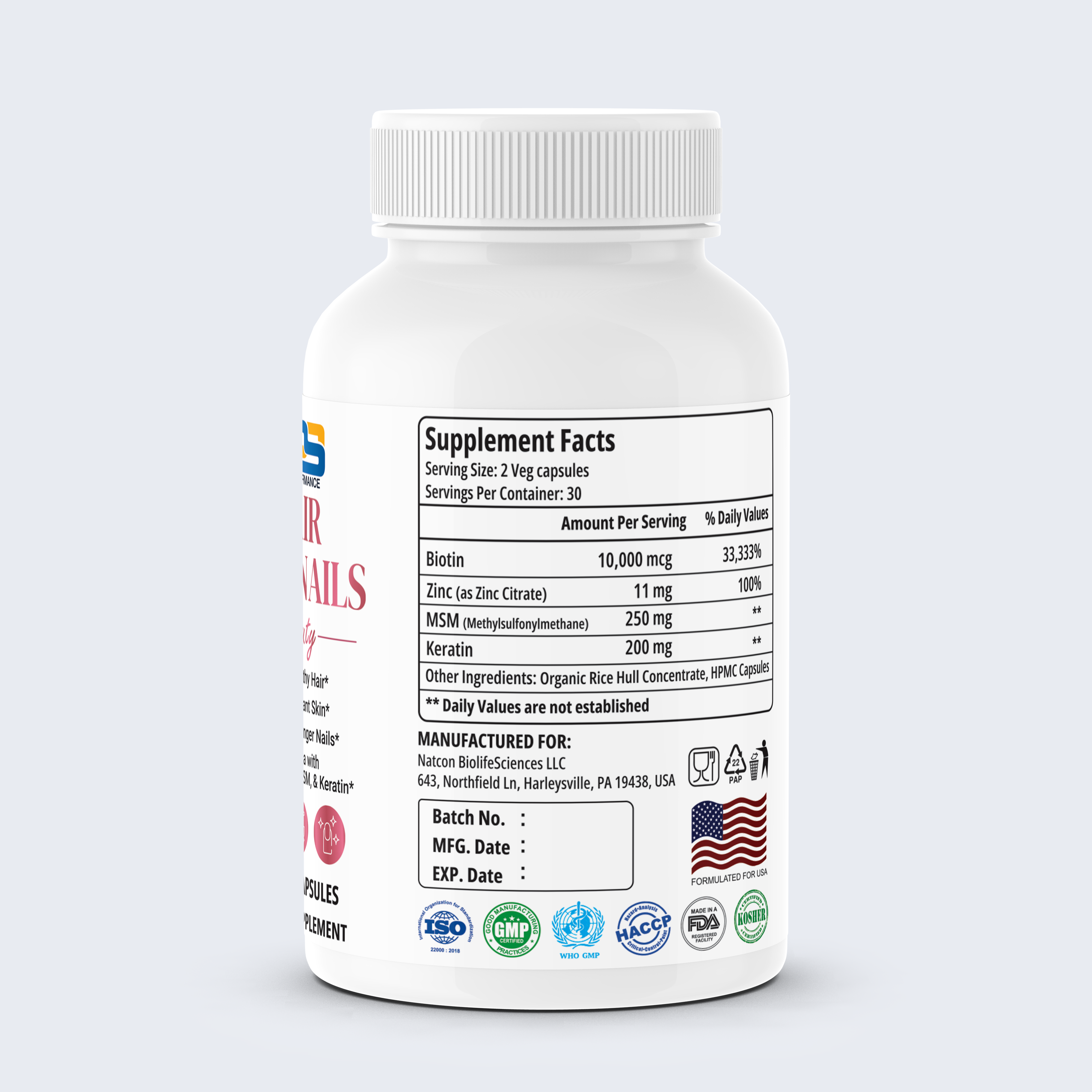 TPS Hair, Skin & Nails Support