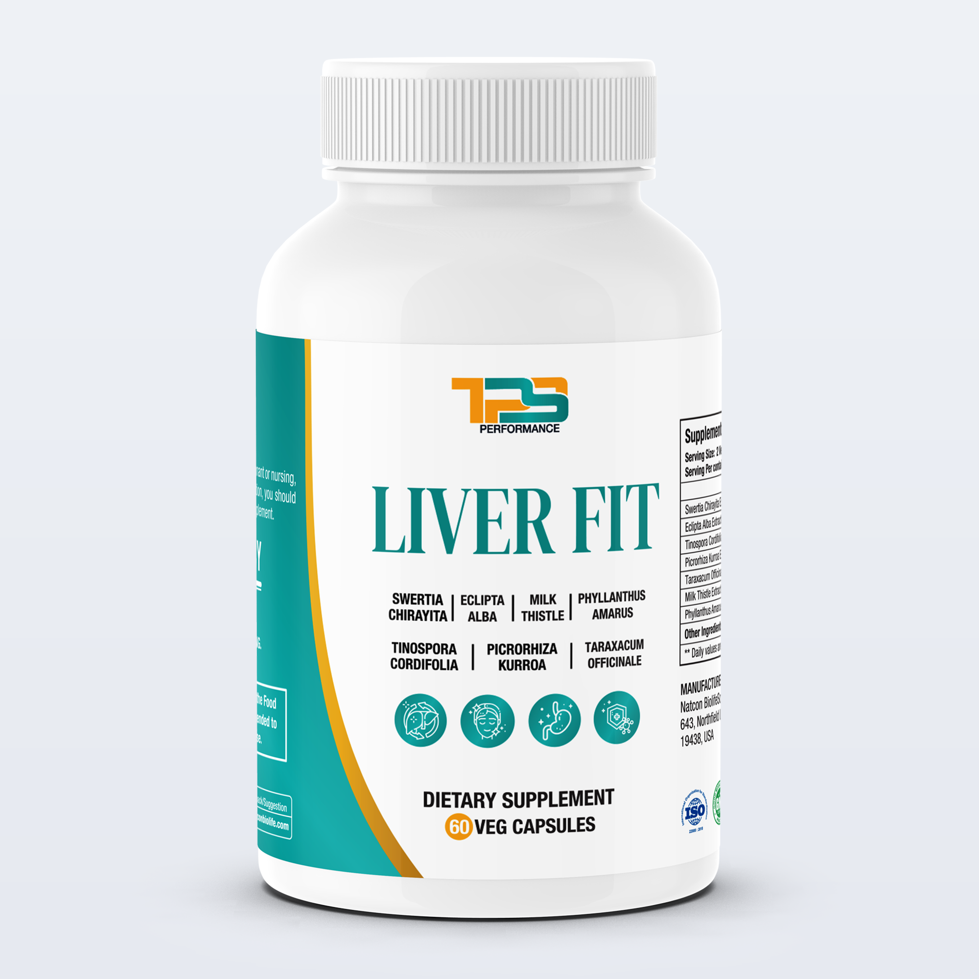 TPS Performance Liver Fit - Liver & Gut Support | Cleanse | Protect | Detox | Support Your Liver